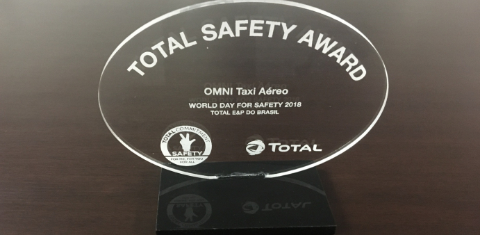 Omni recebe prêmio de segurança da Total E&P